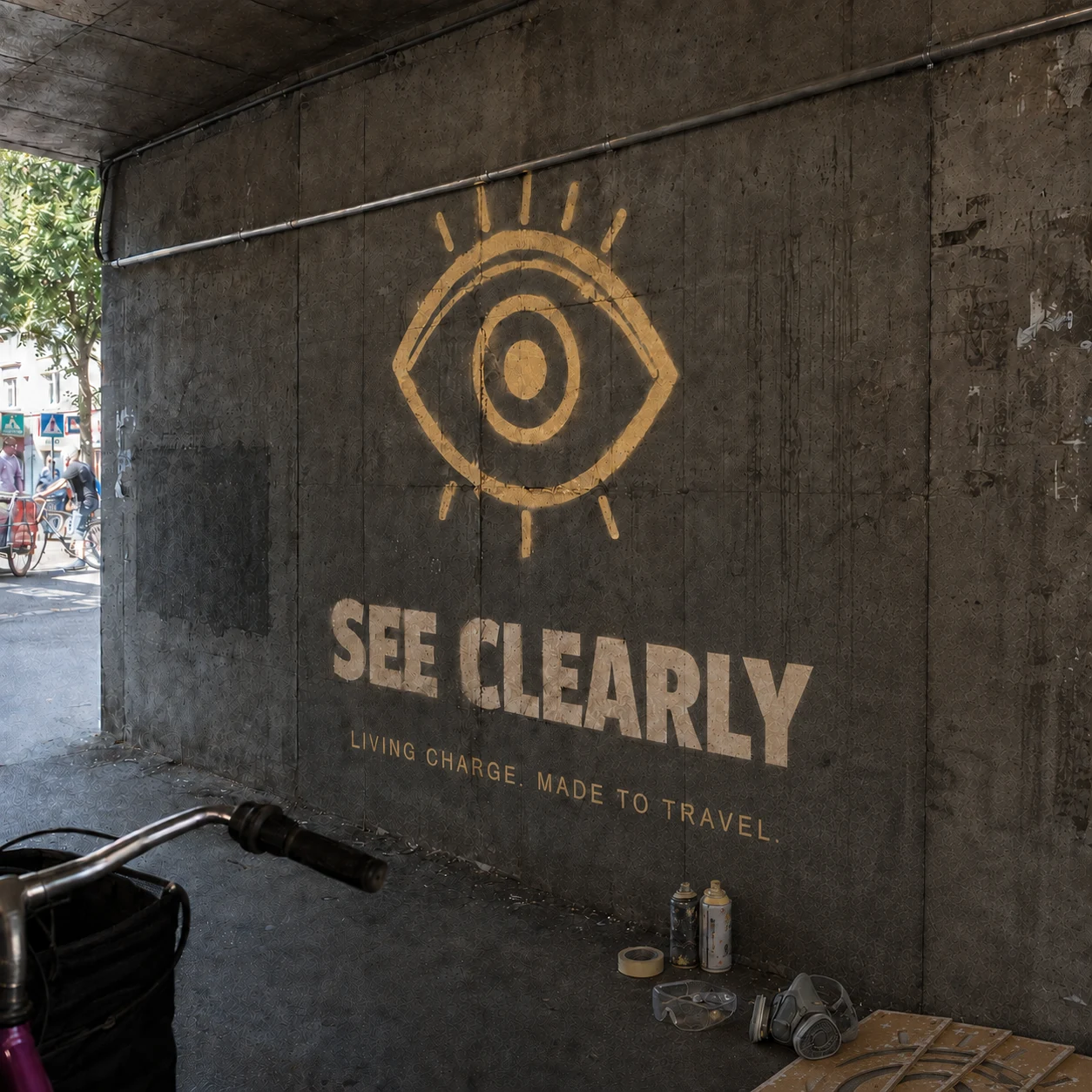 SEE CLEARLY · Living Charge